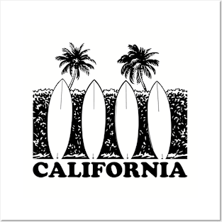 California Surf Posters and Art